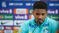 Abner jogador do Brasil durante em coletiva de imprensa. Foto: Jhony Pinho/AGIF