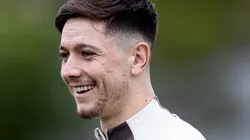 Garro durante treinamento no CT Joaquim Grava. Foto: Rodrigo Coca/Ag. Corinthians