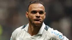 Braithwaite durante partida entre Atlético-MG e Grêmio, pelo Campeonato Brasileiro, na Arena MRV.