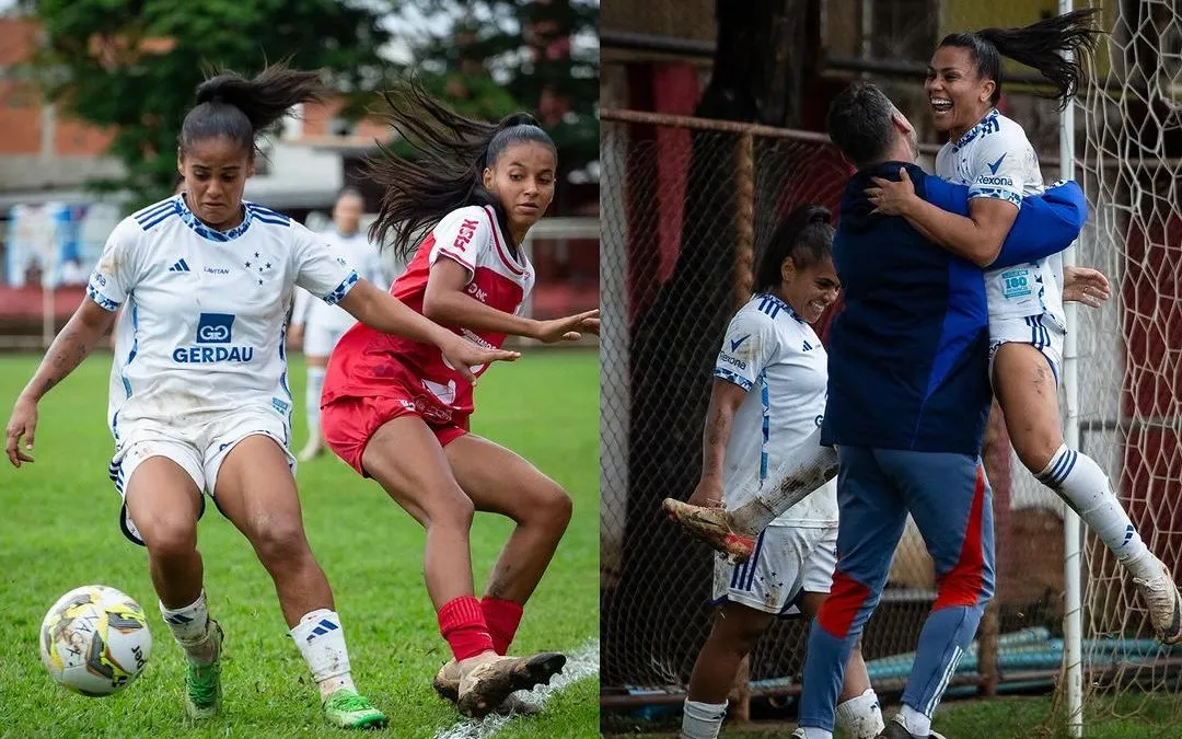 Cabulosas durante a partida contra o Nacional na goleada da final pelo Campeonato Mineiro. Foto: Gustavo Martins/Cruzeiro