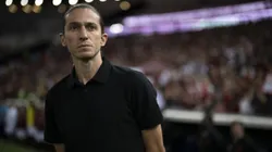 RJ - RIO DE JANEIRO - 13/11/2024 - BRASILEIRO A 2024, FLAMENGO X ATLETICO-MG - Filipe Luis tecnico do Flamengo durante partida contra o Atletico-MG no estadio Maracana pelo campeonato Brasileiro A 2024. Foto: Jorge Rodrigues/AGIF