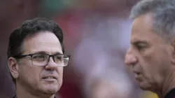 Rodolfo Landim presidente do Flamengo e Rodrigo Dunshee candidato a presidencia. Foto: Jorge Rodrigues/AGIF