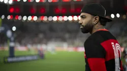 Gabigol jogador do Flamengo antes da partida contra o Atletico-MG. Foto: Jorge Rodrigues/AGIF