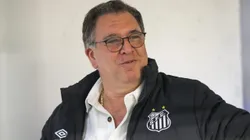 Marcelo Teixeira durante partida entre Santos e Ituano, na Vila Belmiro, pela Série B.