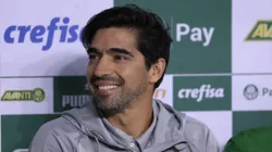 Abel Ferreira, treinador do Palmeiras, em ação pelo Brasileirão