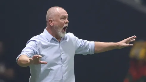 Mano Menezes, técnico do Fluminense, durante partida contra o Atlético-MG no estadio Arena MRV pela Copa Libertadores – Foto: Thiago Ribeiro/AGIF