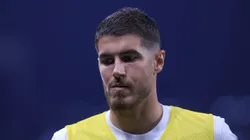 Pedro Raul, jogador do Corinthians, durante partida contra o Grêmio no estádio Arena Corinthians pelo Campeonato Brasileiro