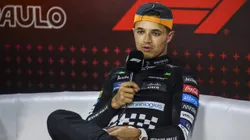 Norris em coletiva no GP de São Paulo
