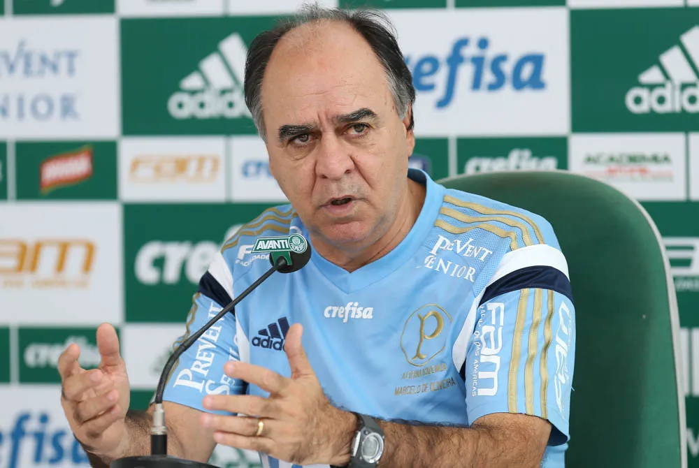 Marcelo oliveira comandou o Palmeiras por 50 jogos. Foto: César Greco- Palmeiras
