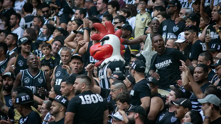 Torcida do Atlético-MG. Foto: Fernando Moreno/AGIF