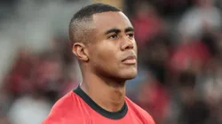 Erick em ação durante partida realizada na Ligga Arena.