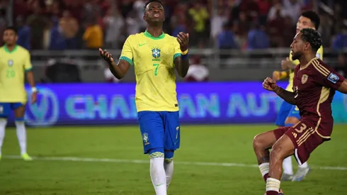 Vini Jr. após perder pênalti