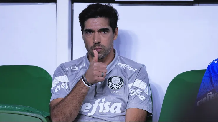 SP - SAO PAULO - 07/08/2024 - COPA DO BRASIL 2024, PALMEIRAS X FLAMENGO - Abel Ferreira tecnico do Palmeiras durante partida contra o Flamengo no estadio Arena Allianz Parque pelo campeonato Copa Do Brasil 2024. Foto: Ettore Chiereguini/AGIF