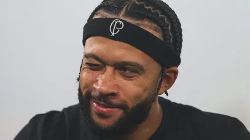 Memphis Depay, atleta do Timão – Foto: Rodrigo Coca