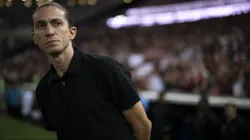 Filipe Luis tecnico do Flamengo durante partida contra o Atletico-MG. Foto: Jorge Rodrigues/AGIF