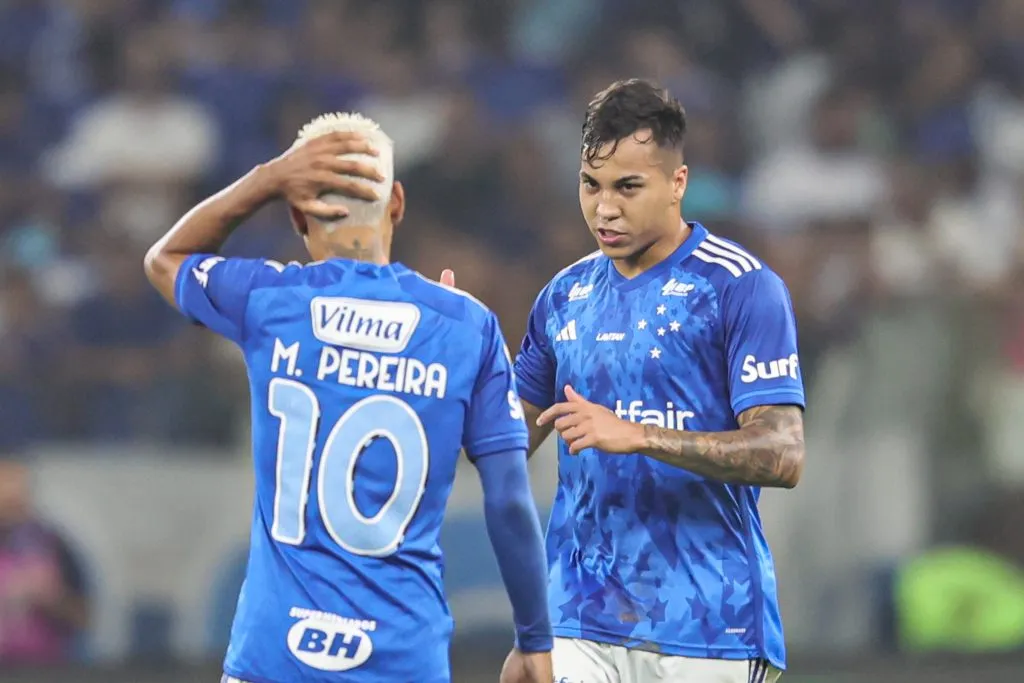 Matheus Pereira e Kaio Jorge desfalcam o Cruzeiro. Foto: Gilson Lobo/AGIF