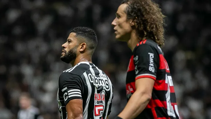 Hulk jogador do Atlético-MG durante partida contra o Flamengo na Arena MRV pelo Campeonato Brasileiro A 2024. Foto: Fernando Moreno/AGIF