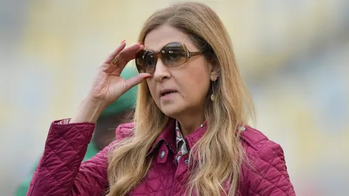 Foto: Thiago Ribeiro/AGIF – Leila Pereira acompanha Palmeiras em jogo no Maracanã