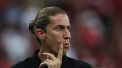 - Filipe Luís, treinador do Flamengo