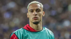 Anthony durante partida entre Porto e Manchester United, pela UEFA Europa League, no Estádio do Dragão. Foto: Guel Bergoes