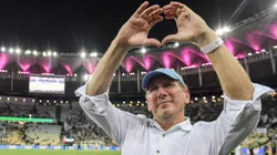 John Textor durante partida entre Botafogo e Criciúma, no Maracanã, pelo Campeonato Brasileiro.