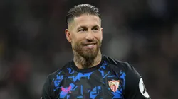 Sergio Ramos durante partida entre Real Madrid e Sevilla, pela La Liga, no Estádio Santiago Bernabéu. Foto: Cesar Cebolla