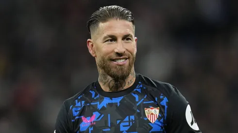 Sergio Ramos durante partida entre Real Madrid e Sevilla, pela La Liga, no Estádio Santiago Bernabéu. Foto: Cesar Cebolla