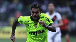 Dudu, atacante do Palmeiras, em ação pelo Brasileirão