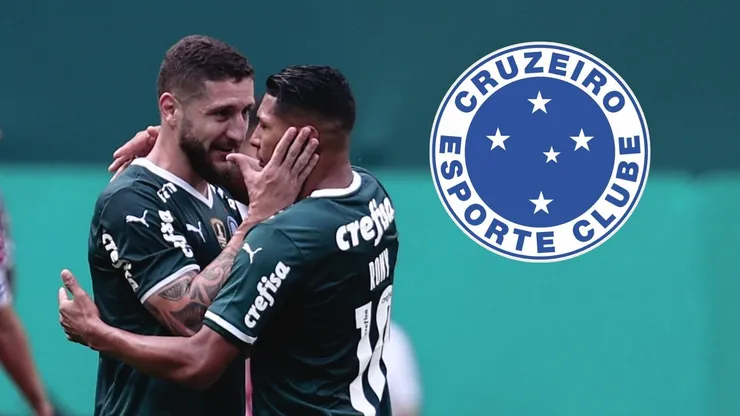Zé Rafael e Rony, ambos do Palmeiras. jogarão no Cruzeiro em 2025, segundo Neto. Foto: Ettore Chiereguini/AGIF