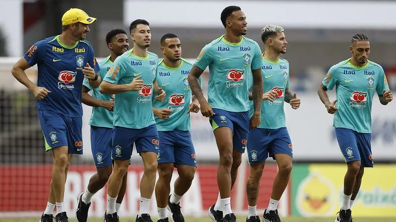 Seleção Brasileira treina no estádio Mangueirão. Foto: Rafael Ribeiro/CBF