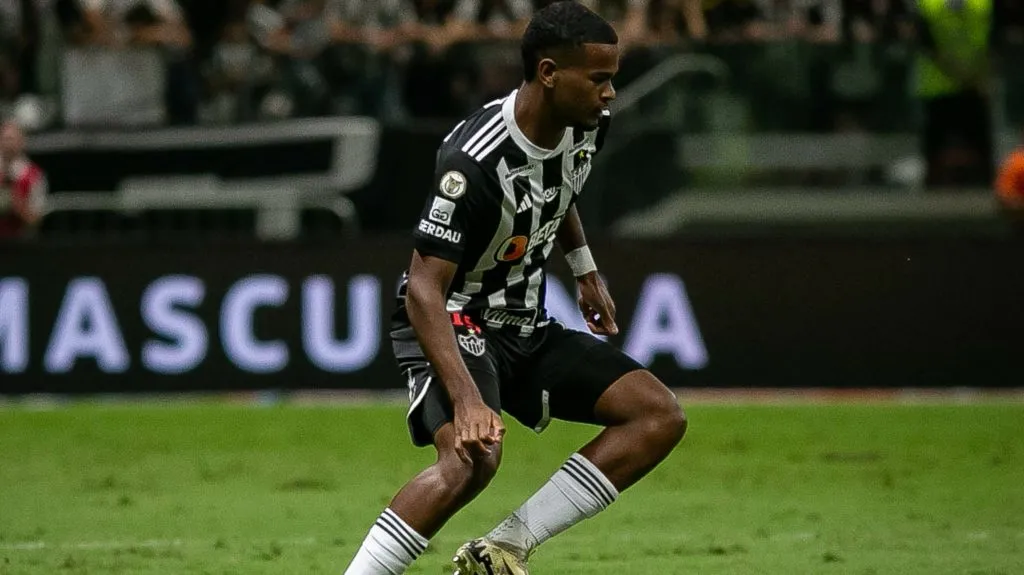 Alisson em ação pelo Galo – . Foto: Fernando Moreno/AGIF