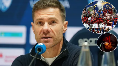 Xabi Alonso e o Leverkusen têm interesse em meio-campista talentoso do Flamengo Fotos: IMAGO e Marcelo Cortes/CRF