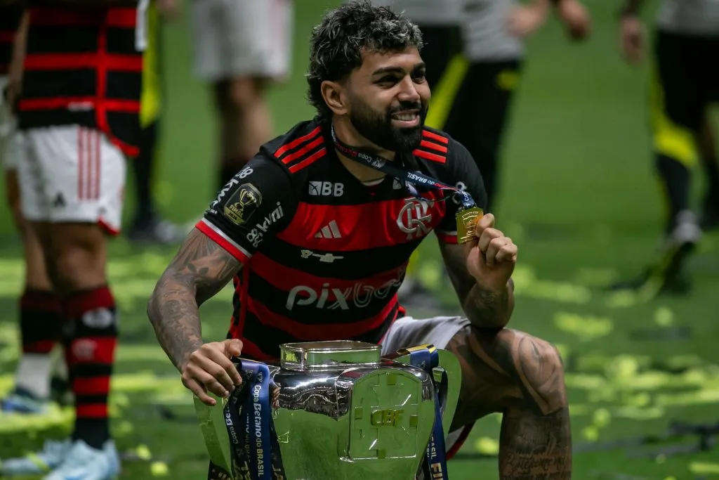 Gabigol foi decisivo na conquista da Copa do Brasil. Foto: Fernando Moreno/AGIF