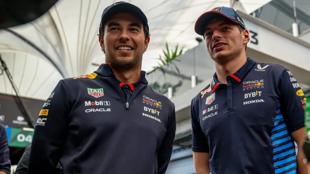 Pérez e Verstappen no GP de São Paulo