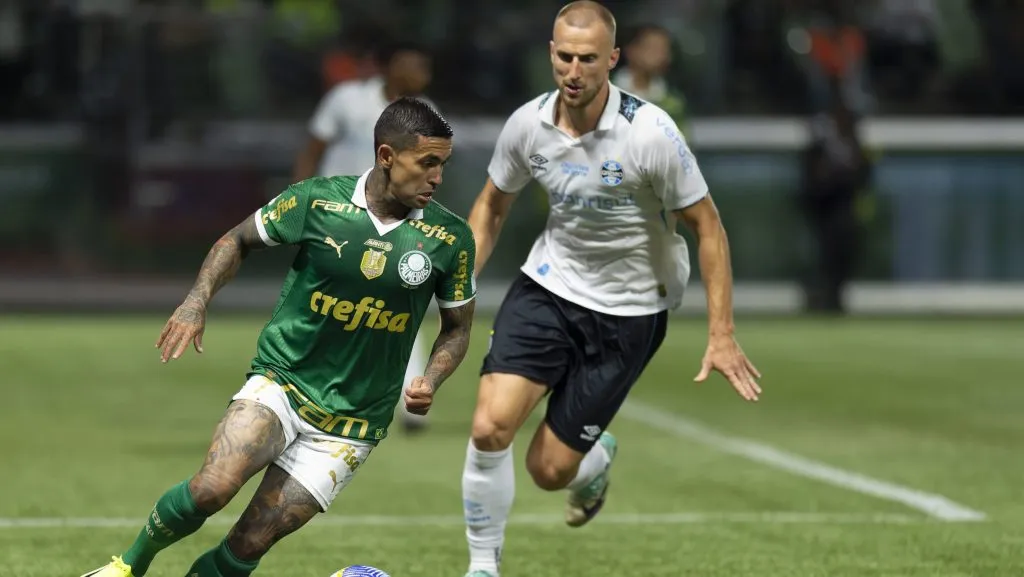 Dudu em jogo do Palmeiras