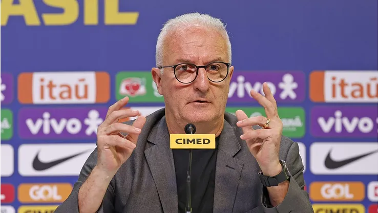 Dorival Jr. na Seleção Brasileira. Foto: CBF
