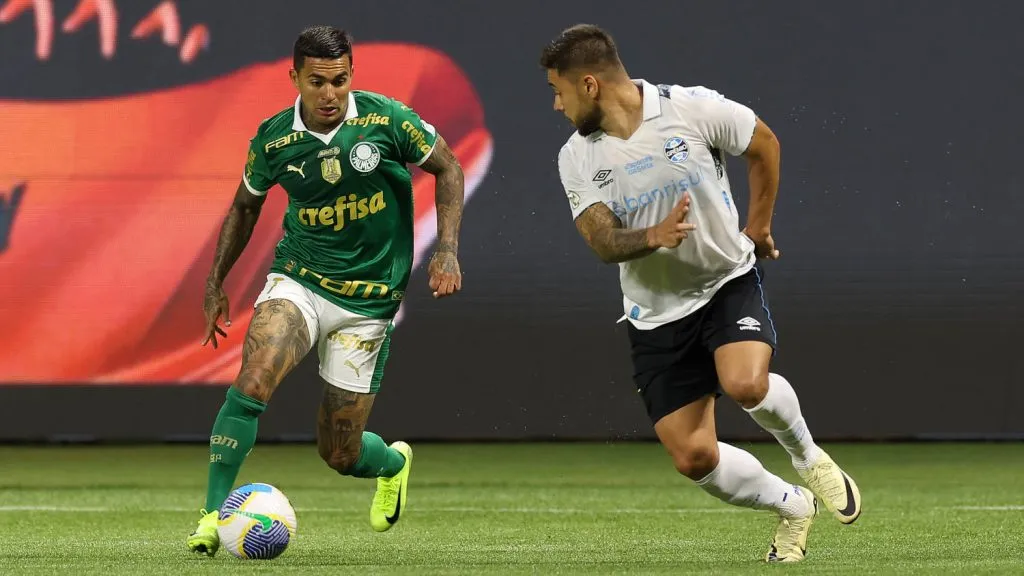 Dudu entrou na etapa final e foi um dos melhores do Palmeiras junto de Estêvão em vitória contra o Grêmio – Foto: Cesar Greco/Ag. Palmeiras