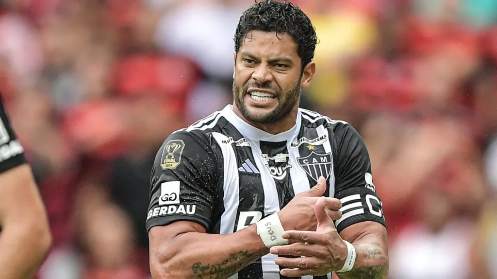 Hulk jogador do Atletico-MG durante partida contra o Flamengo. Foto: Thiago Ribeiro/AGIF