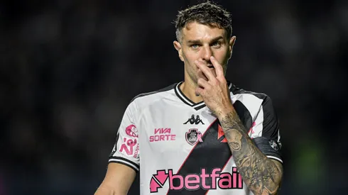 Vegetti jogador do Vasco durante partida contra o Cuiaba. Foto: Thiago Ribeiro/AGIF