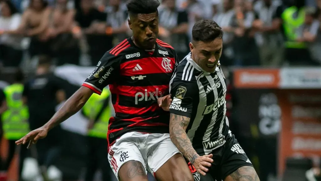 Foto: Fernando Moreno/AGIF – BH durante partida contra o Atletico, na Arena MRV, pela Copa Do Brasil 2024.