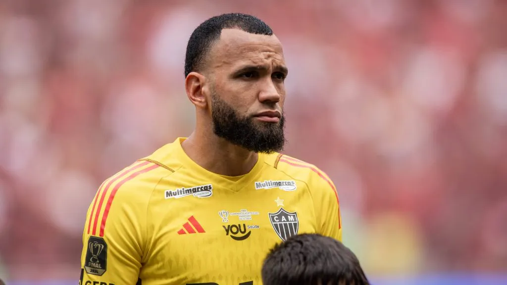 Éverson preocupado no Atlético-MG - Foto: Pedro Souza/Atlético