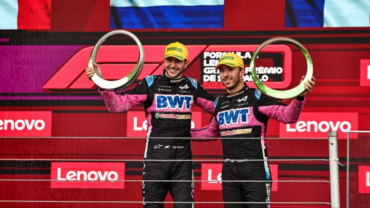 Ocon e Gasly no pódio do GP de São Paulo