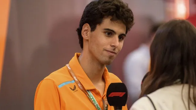 Bortoleto em entrevista no GP de SP