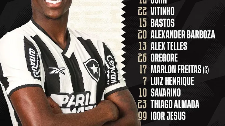 (Divulgação/Botafogo FR)