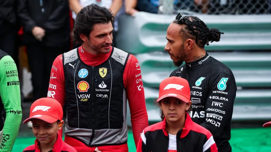 Sainz e Hamilton no GP de São Paulo