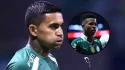 Dudu e Estêvão em ação pelo Palmeiras. Fotos: Marcello Zambrana/AGIF