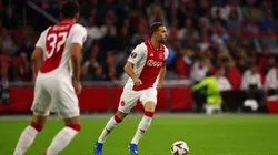 Ajax x Maccabi Tel Aviv na Liga Europa. Foto: Dean Mouhtaropoulos/Getty Images
