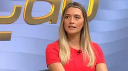 Ana Thais criticou ausência de úblico em partida - Foto: Reprodução/SporTV.
