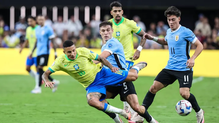 Brasil x Uruguai pela Copa América de 2024. Foto: Christopher Trim