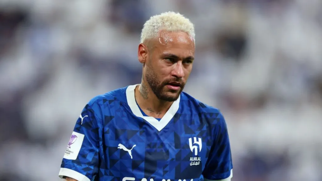 Neymar em jogo pelo Al-Hilal